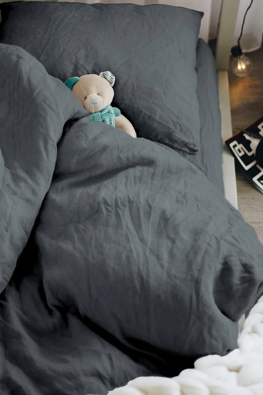 Kids Duvet Cover, Baby Duvet Cover, Crib Duvet Cover, Linen Duvet Cover, Hypoallergenic Kids Bedding, Kids Bedding